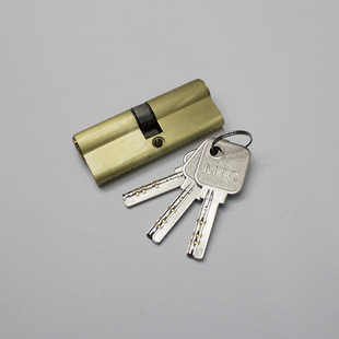 【causte】小70单开全铜超b锁芯直销防盗门电脑钥匙锁芯室内木门