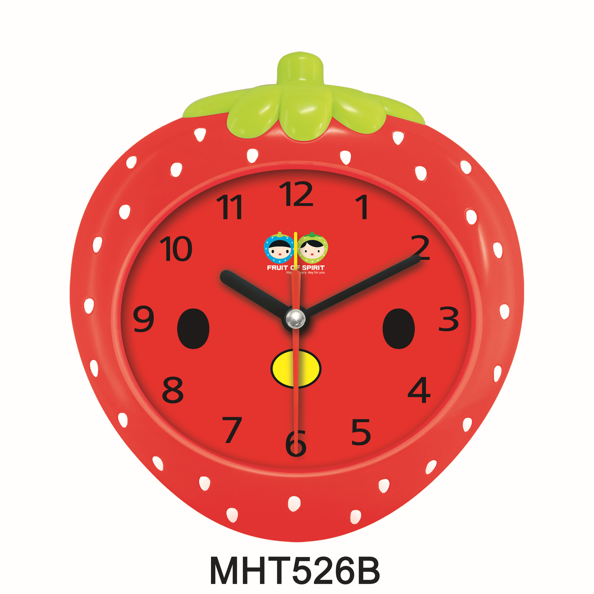 服装鞋帽箱包,钟表眼镜 钟表 座钟 草莓型闹钟 个性创意水果闹钟 家居