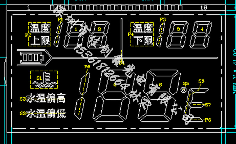 【厂家批发】lcd液晶屏 厂家定做tn显示屏 d02364鱼缸液晶屏