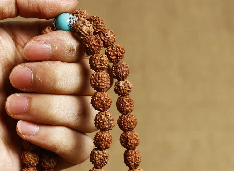 福建莆田厂家批发 5瓣藏金刚菩提子佛珠手链 108颗9mm情侣时尚复古