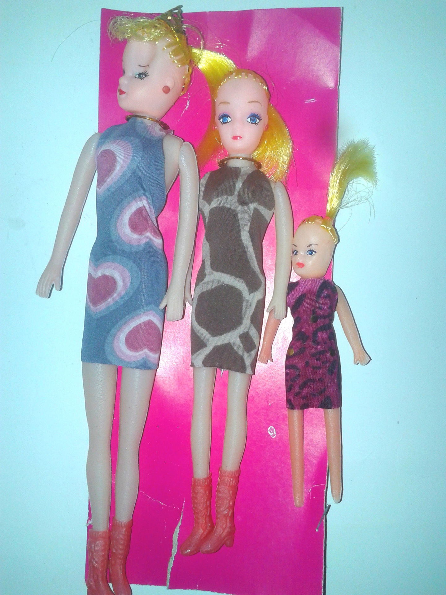 3个芭比娃娃 儿童玩具 2元店专批 2元店货源 益智玩具 厂家直销