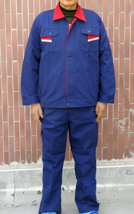 全工藝帆布工作服長袖工程服建築工人服裝機修服廠服工裝制服批發