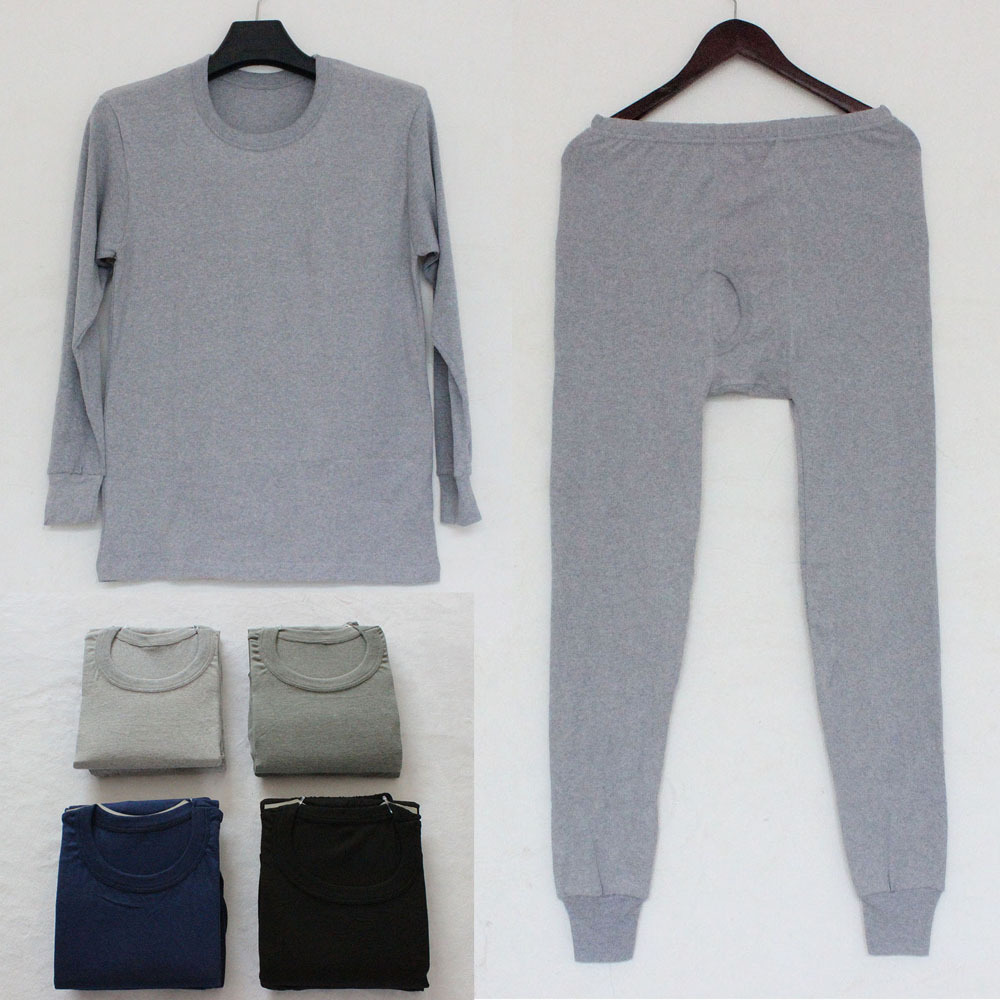 纯棉男士秋衣秋裤套装 男士保暖内衣套装薄款 男士秋裤男士秋衣