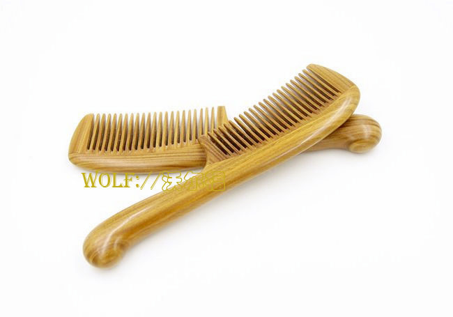厂家直销巴西绿檀木梳子檀香木梳yym124a传统工艺梳支持混批