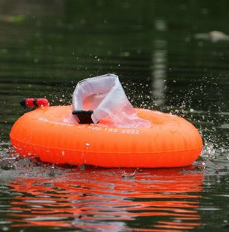 朗姿 正品第四代f-906跟屁虫双气囊游泳漂流袋可装衣物