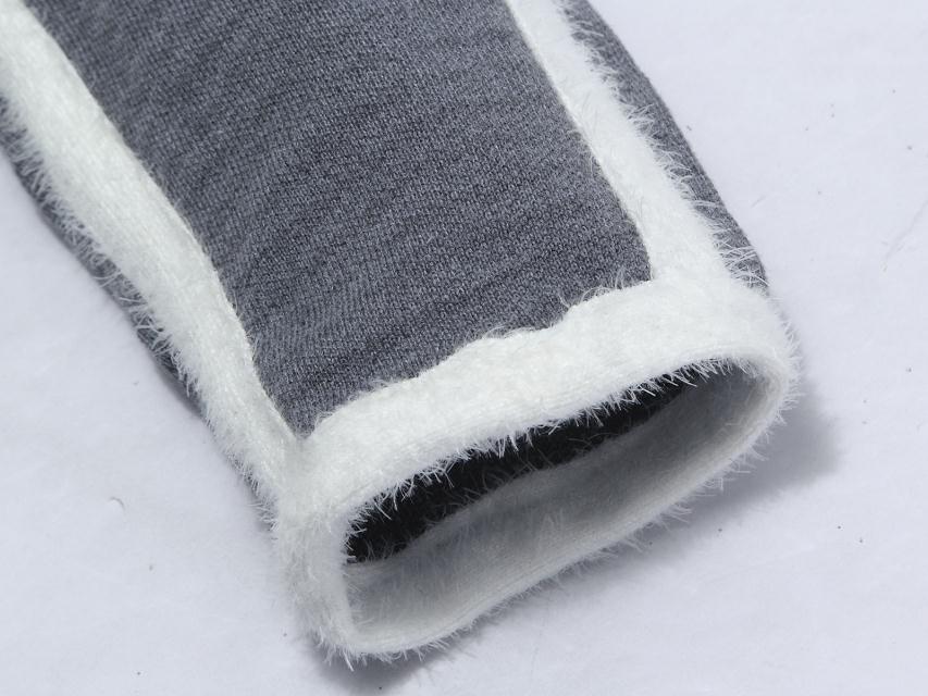 爆款2014新款羊毛滚边女式针织衫开衫秋冬针织衫休闲91112-8