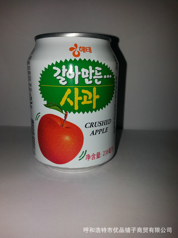 专业供应 海太苹果果粒果汁饮料 韩国果汁饮料 品质保障