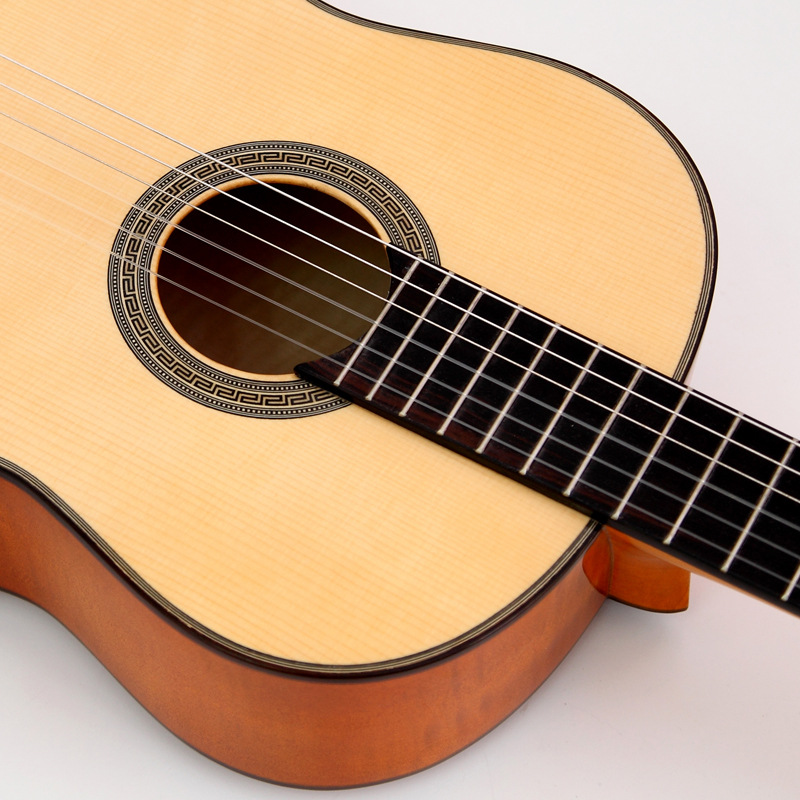 美音(m&t) 乐器39寸古典枫木全单木吉他 枫影高档木吉它厂家批发