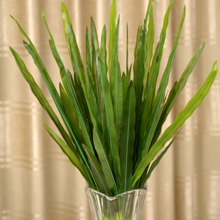 高档路引花配件 7叶剑兰叶 婚庆仿真绢花配草 婚礼道具配件