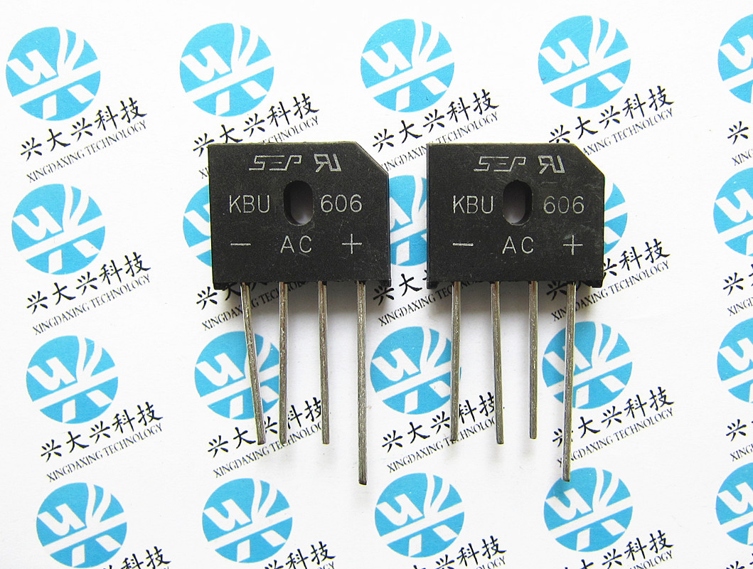 整流桥堆 扁桥kbu606 只做全新原装正品 实体店 现货供