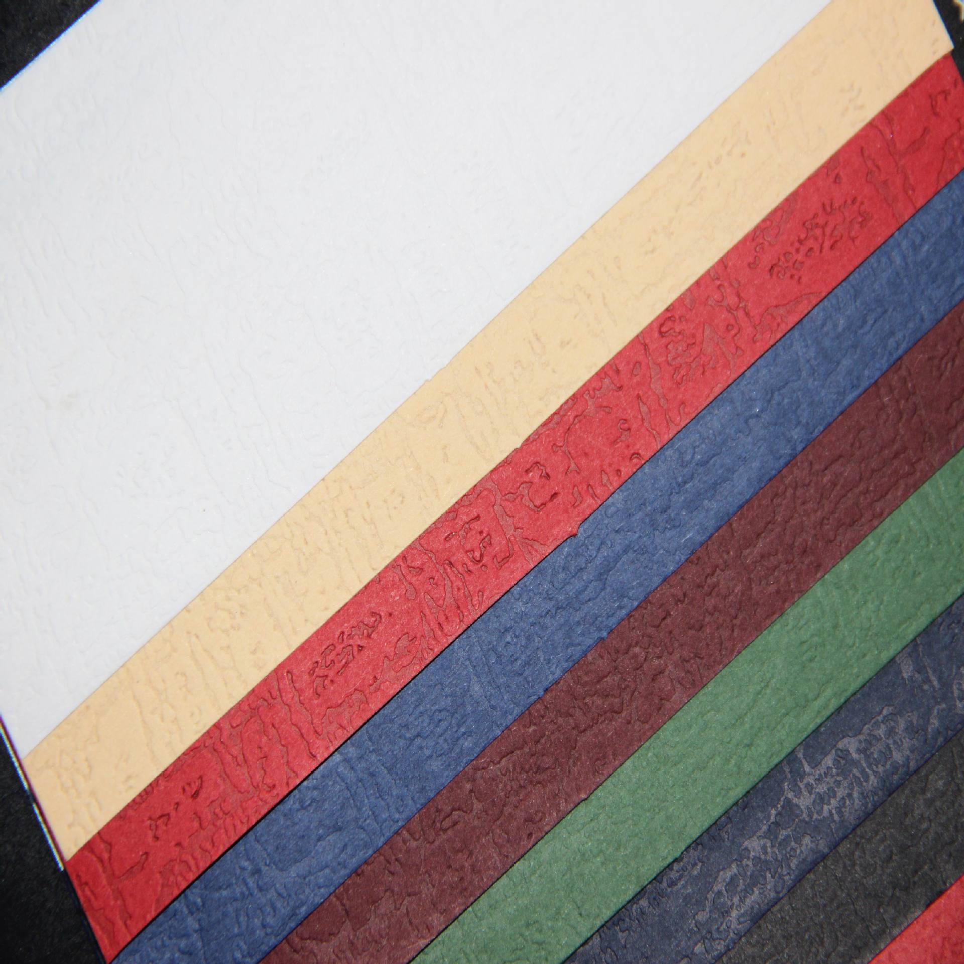 厂家批发原色花纹纸 大红黑色古石纹陶纹纸 包装纸批发