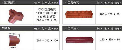 阿里当红热卖优质红陶三脊瓦 防腐蚀合成树脂环保建筑