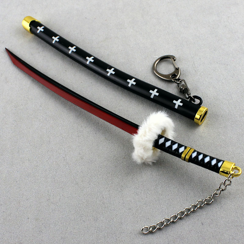 海贼王周边 海贼王武器刀 死亡外科医生罗刀 18厘米鞘刀武士刀图片_49