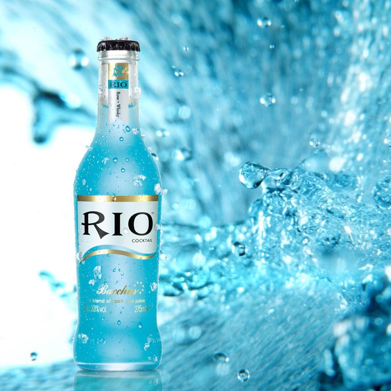 rio/锐澳 瓶装蓝玫瑰味 威士忌 鸡尾酒 预调酒 果酒 洋酒