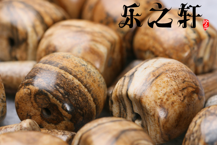 乐之轩南非天然图画石 佛头 臧三通 半成品 diy 配饰配件厂家批发