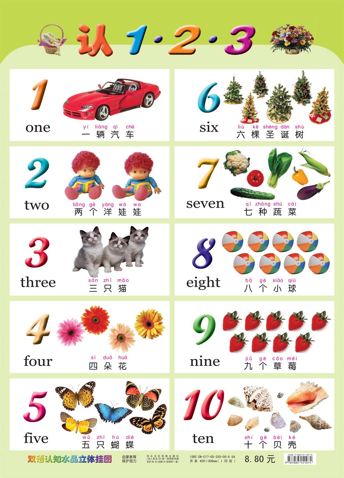 厂家批发幼儿启蒙教育 幼儿识字挂图 最新幼儿看图识字 学习挂图