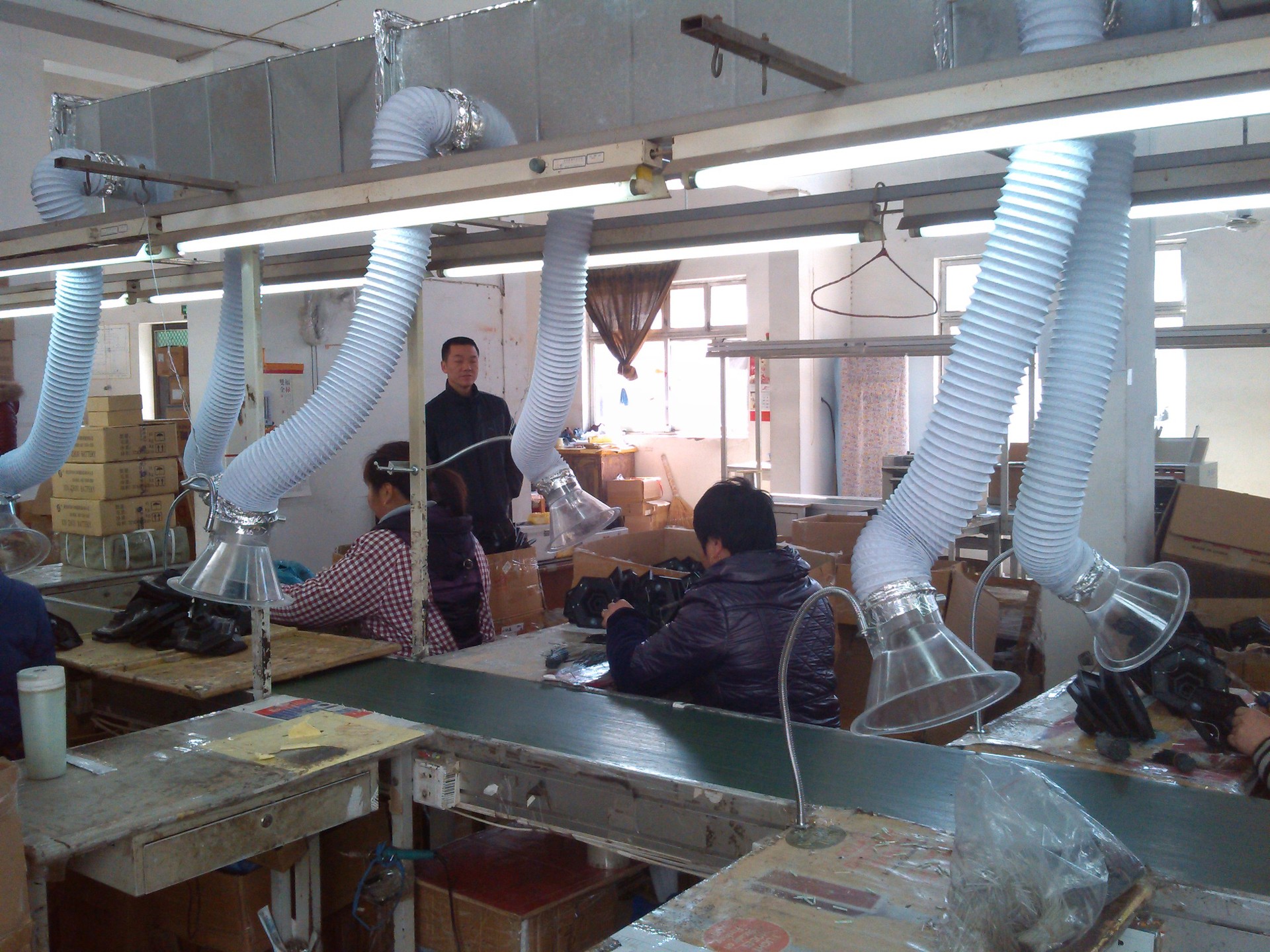 吸风罩 喇叭吸烟口 流水线吸烟罩 规格不一】风机设备配件价格_厂家