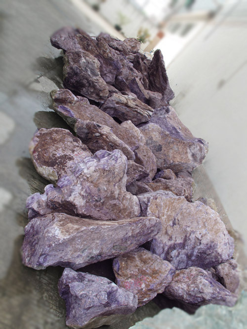 天然紫水晶紫龙晶查罗石原石原料美若舒俱来工厂直供