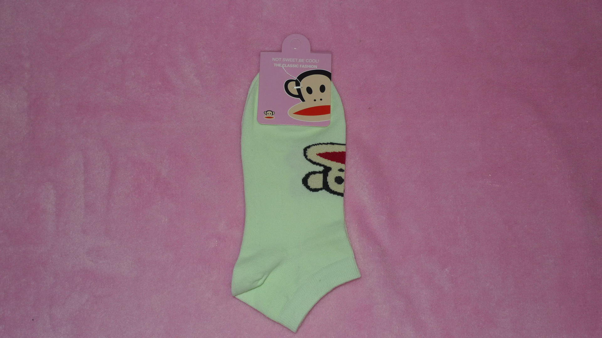 全纯棉大嘴猴女船袜子 厂家批发 春夏薄款 短筒袜 船袜