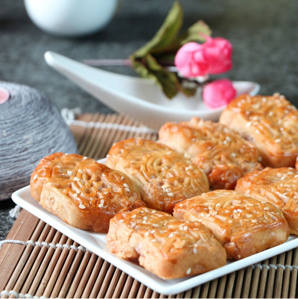 做潮汕特产手工制作零食咸香嚼头正宗腐乳饼