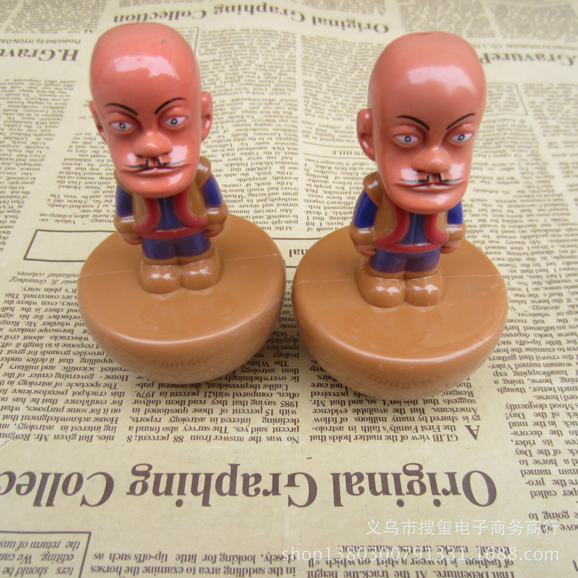 迷你不倒翁 光头强不倒翁 儿童玩具 义乌2元店配货 地摊货源批发