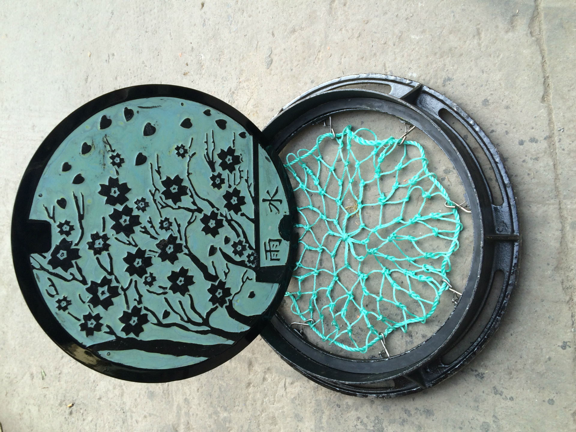 新型球墨井盖,卡通井盖,景观井盖,防坠落,玻璃钢井盖