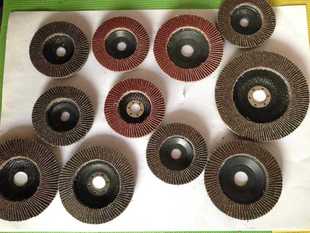 各种型号 百叶抛光轮 千叶抛光轮 平面砂布抛光片砂轮