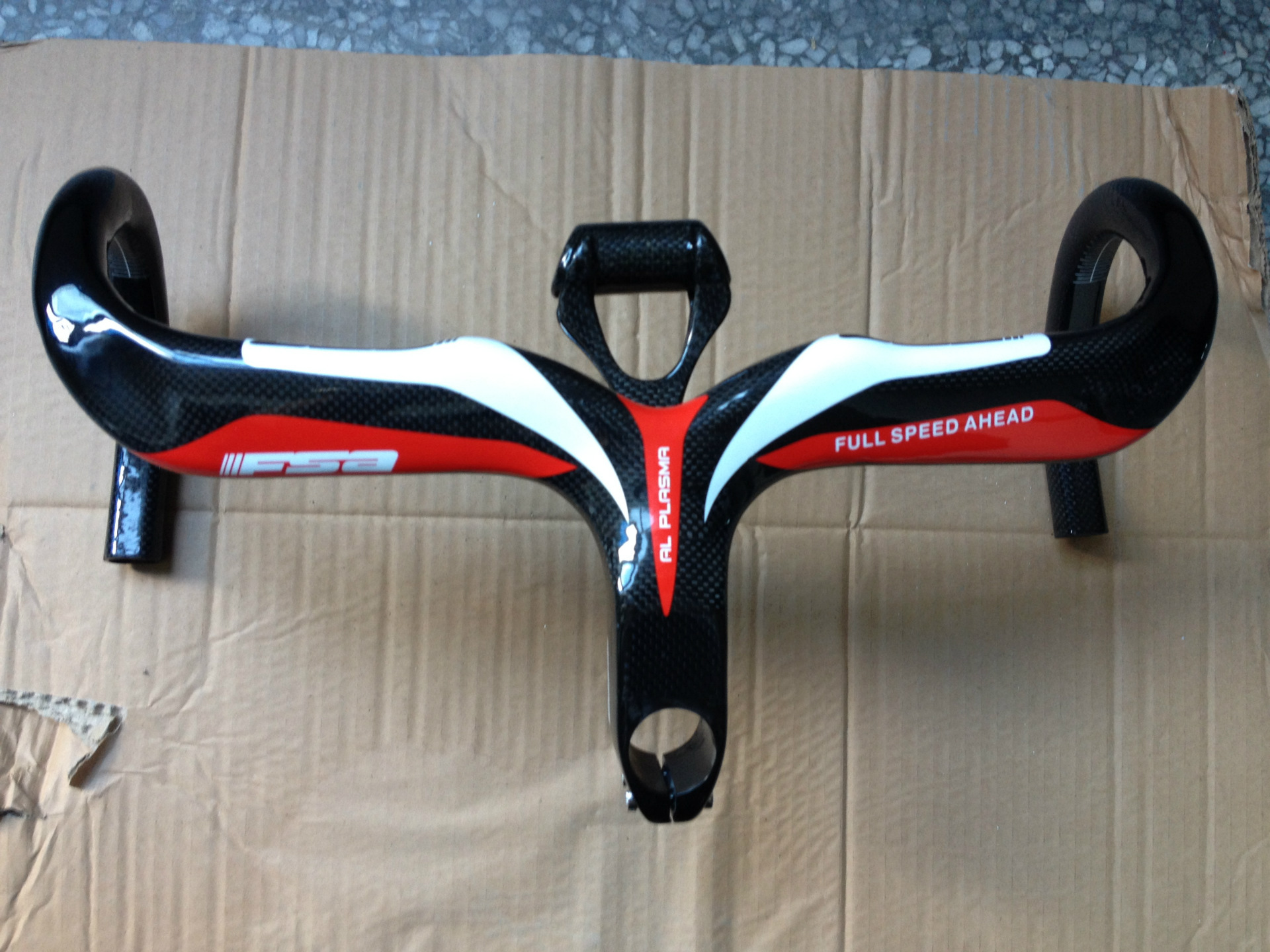 全碳一体自行车车把