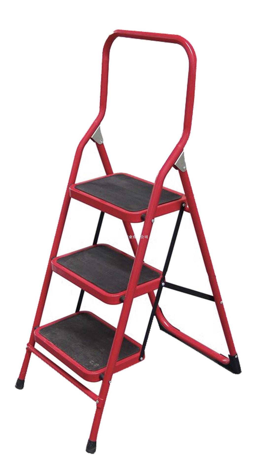 金锚lfd126ta/lfd152ta圆管宽踏板家用铁梯|3/4步踏板家用梯