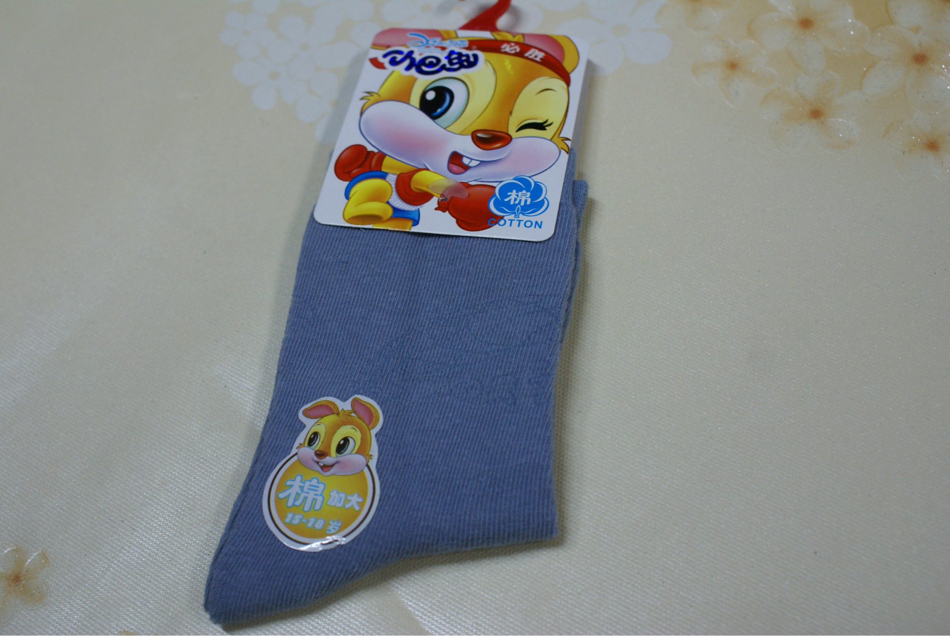 小巴兔薄棉童袜 棉袜子学生袜纯棉春秋薄款棉袜纯色袜子厂家批发