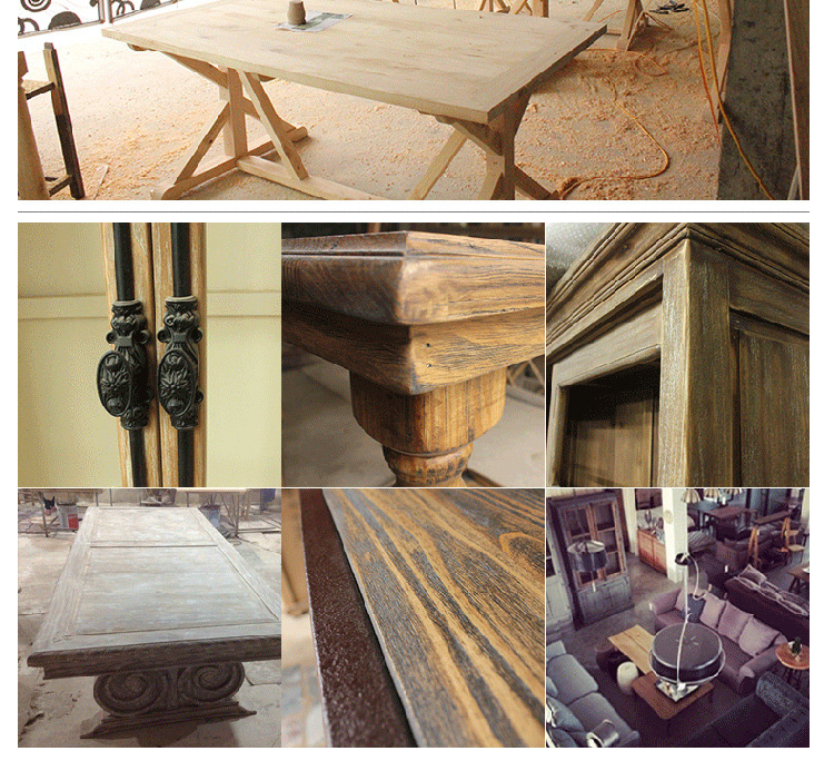 批发美式乡村复古家具电脑桌 美国进口花旗松实木转角电脑桌供应