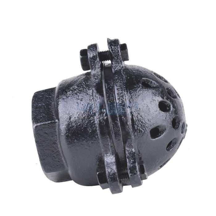 【h12x内螺纹丝扣底阀 铸铁升降式过滤底阀 水泵底阀 水泵止回阀】河