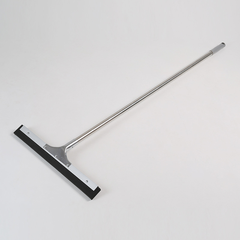 2017供应 地板推水器 不锈钢杆刮直胶刮条地板刮地器 批发