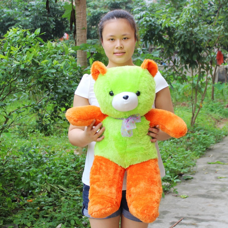 彩色泰迪熊批发抱抱熊 毛绒 玩具 大号 熊公仔 布娃娃