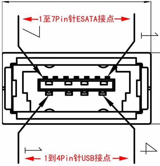 串口硬盘接口图解图片