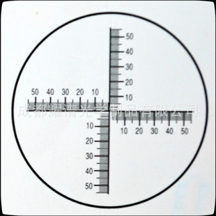 箭头分化板网格标尺物镜测微尺耀谱光学厂家直销