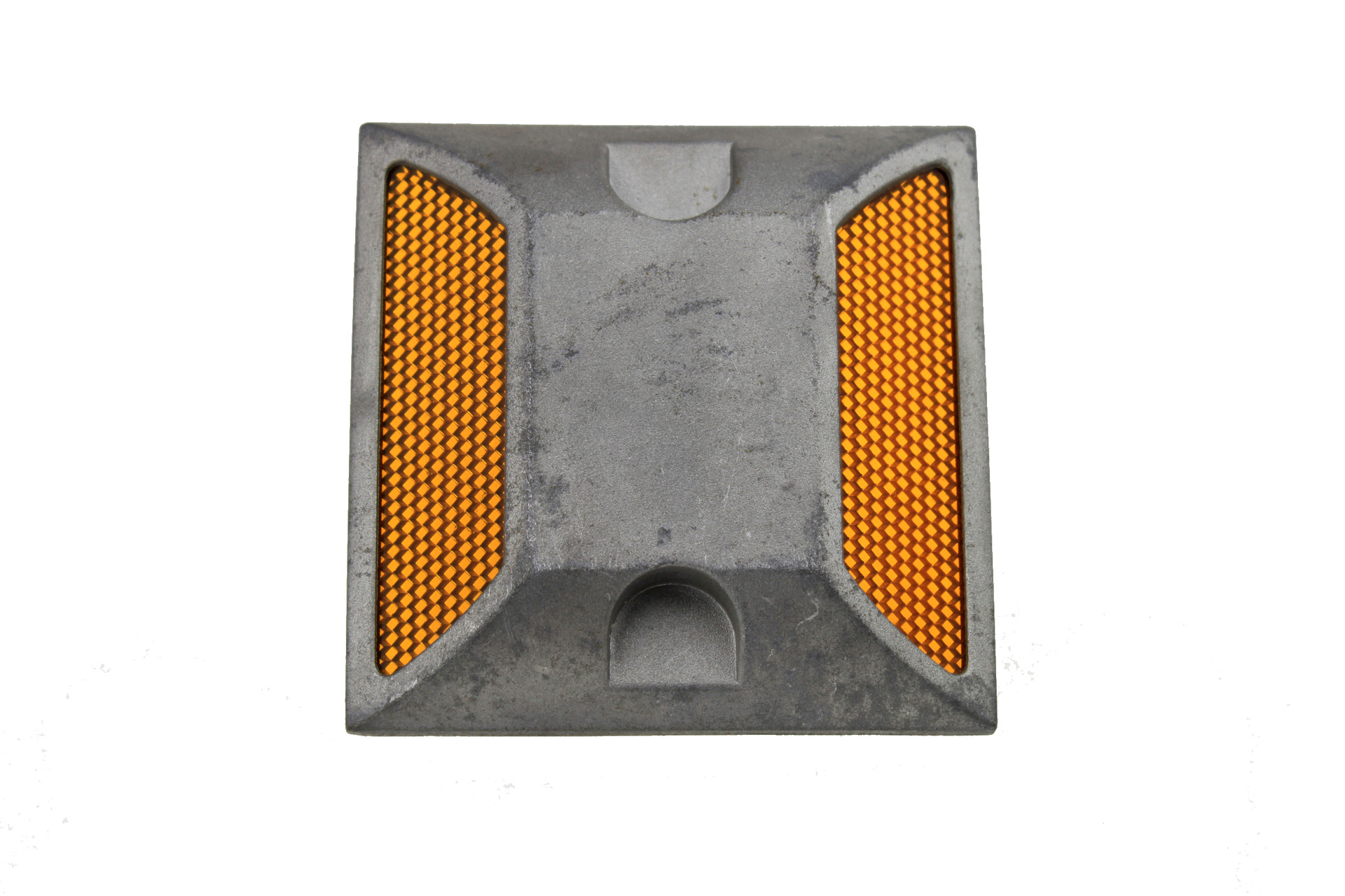 厂家供应双面铝反光道钉 合金铝压铸基体道钉 交通设施道钉