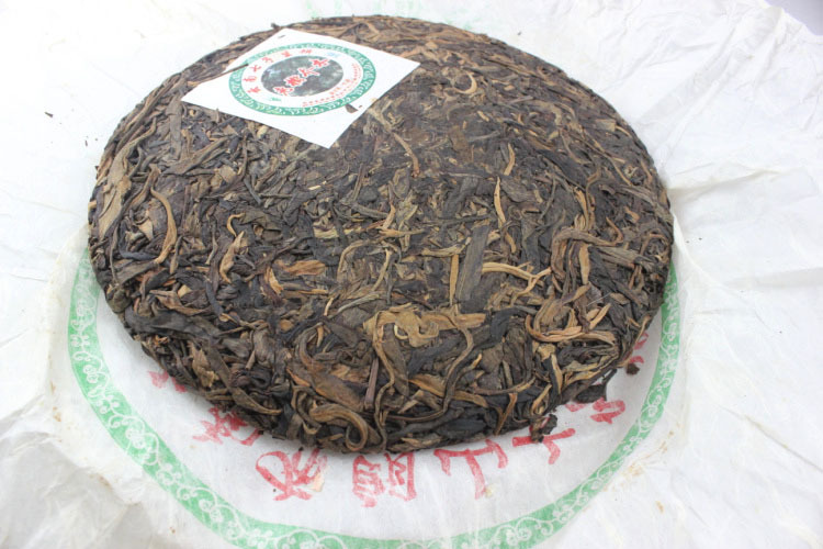 普洱茶同庆堂茶业勐海乔木七子饼07年生茶布朗老树茶