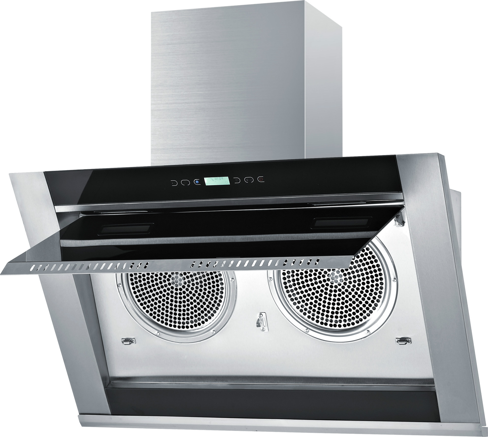 新款方太樱花老板不锈钢包边双动力四风轮抽_抽油烟机_列表网