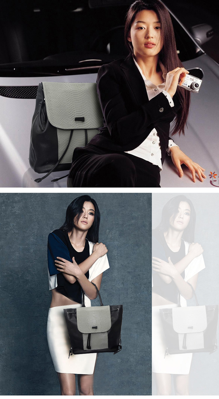 韩剧来自星星的你千颂伊同款包蛇皮纹单肩手提女包一件代发数据包