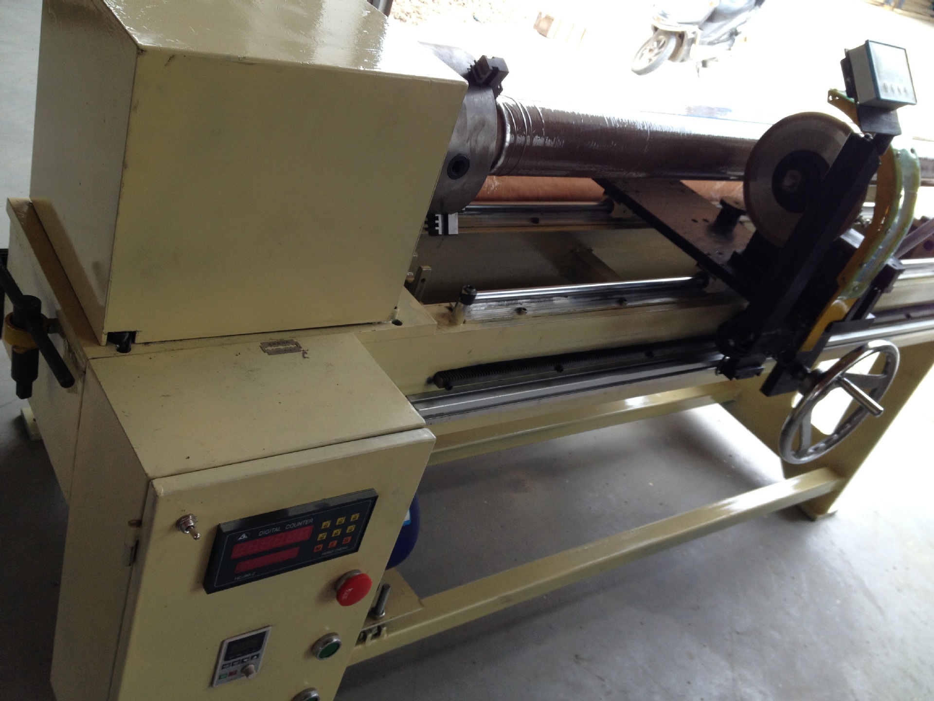 手动复卷裁切机 带数显复卷裁切为一体 胶带复卷机 纸类裁切机