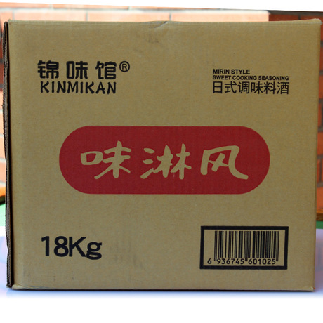 锦味馆味淋风 18l/桶 日式料理专用