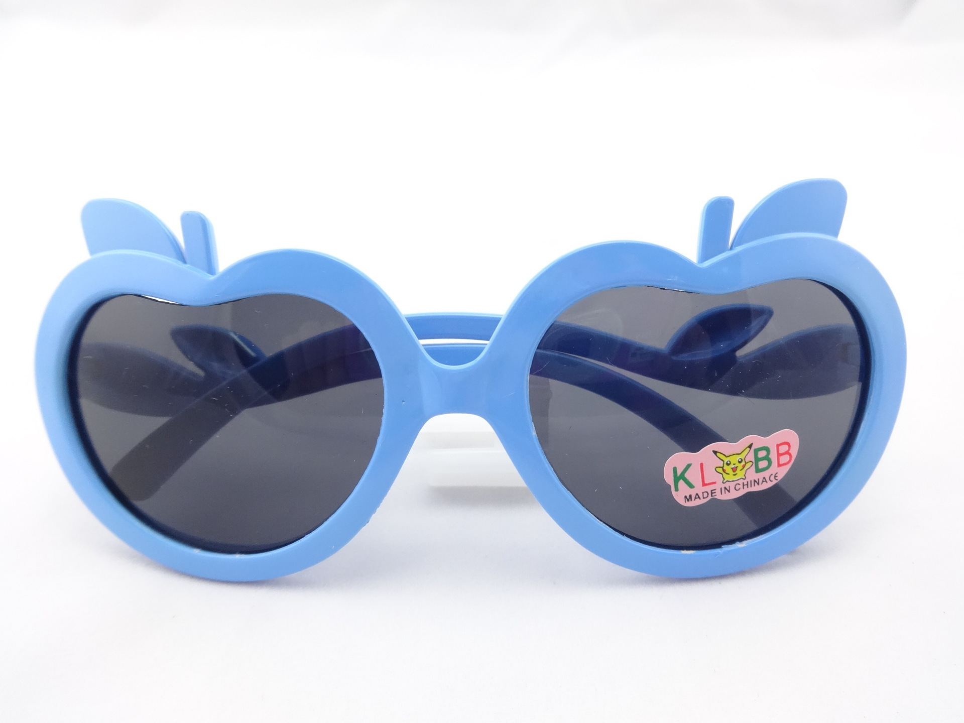 新款儿童太阳镜装饰眼镜墨镜防紫外线苹果造型萌款潮妞必备