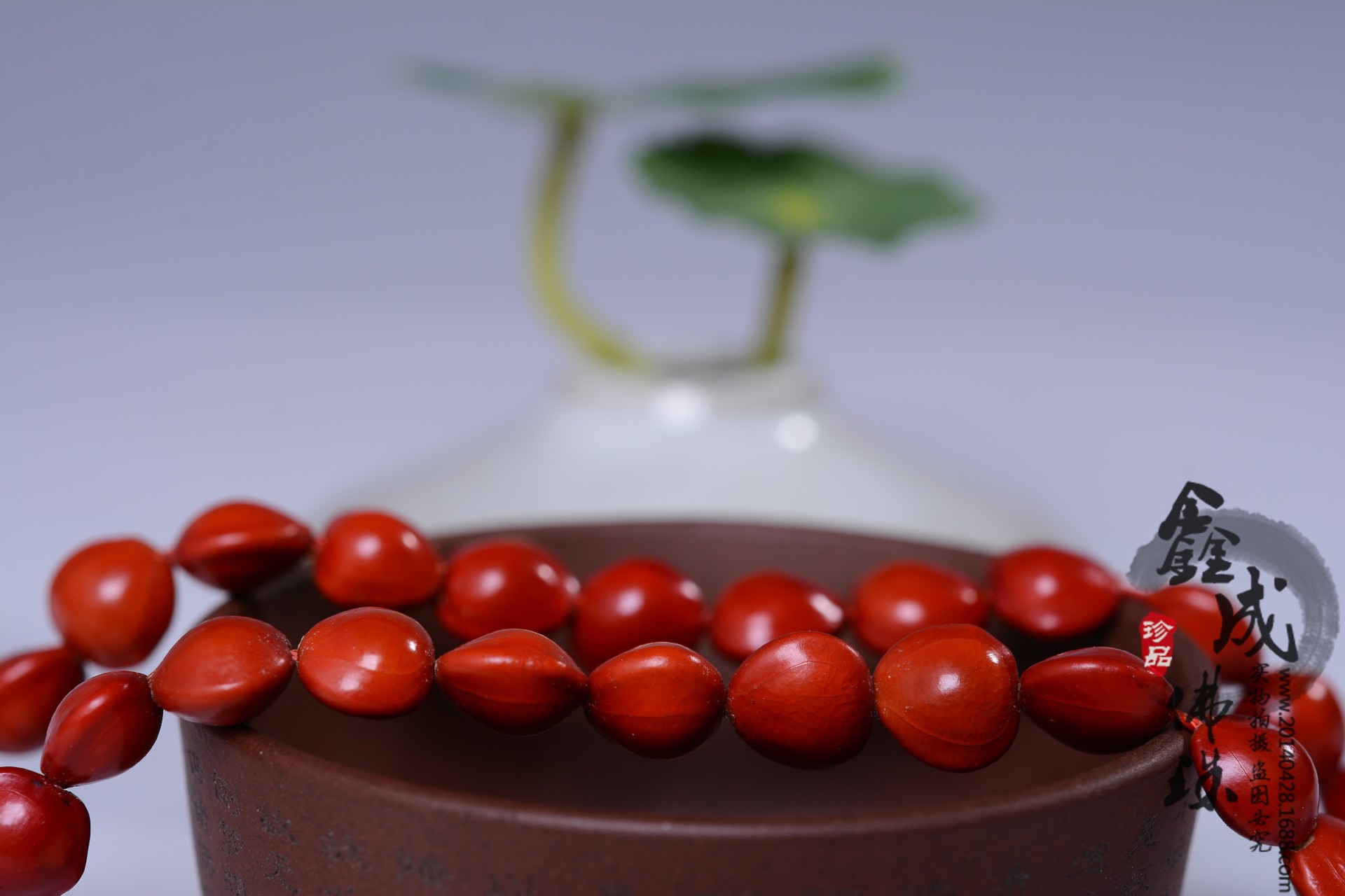 血菩提佛珠手链 相思豆 本命年红心菩提 时尚饰品 转运 开店必备