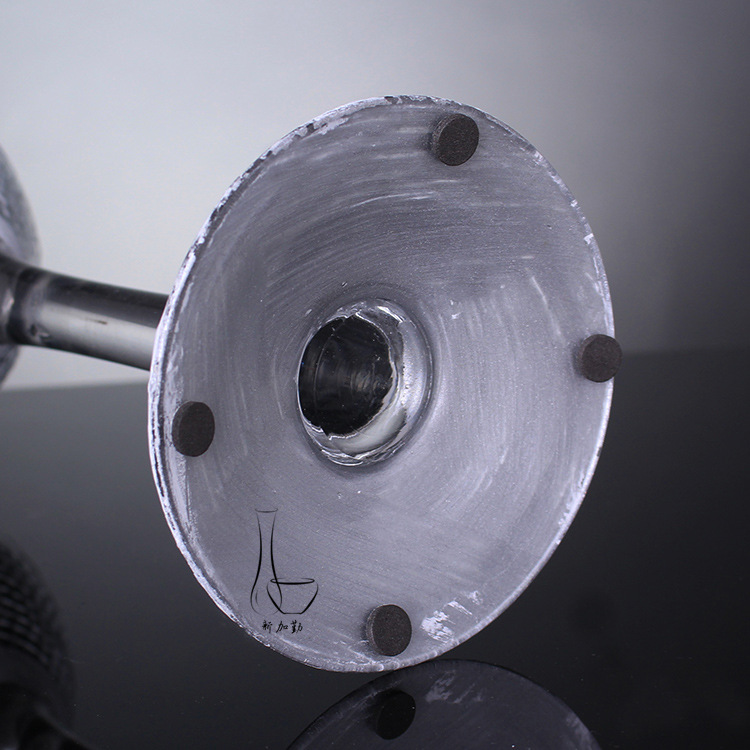 【新加勤】现代简约炮弹玻璃工艺品 家居家装饰品 工艺礼品香槟杯