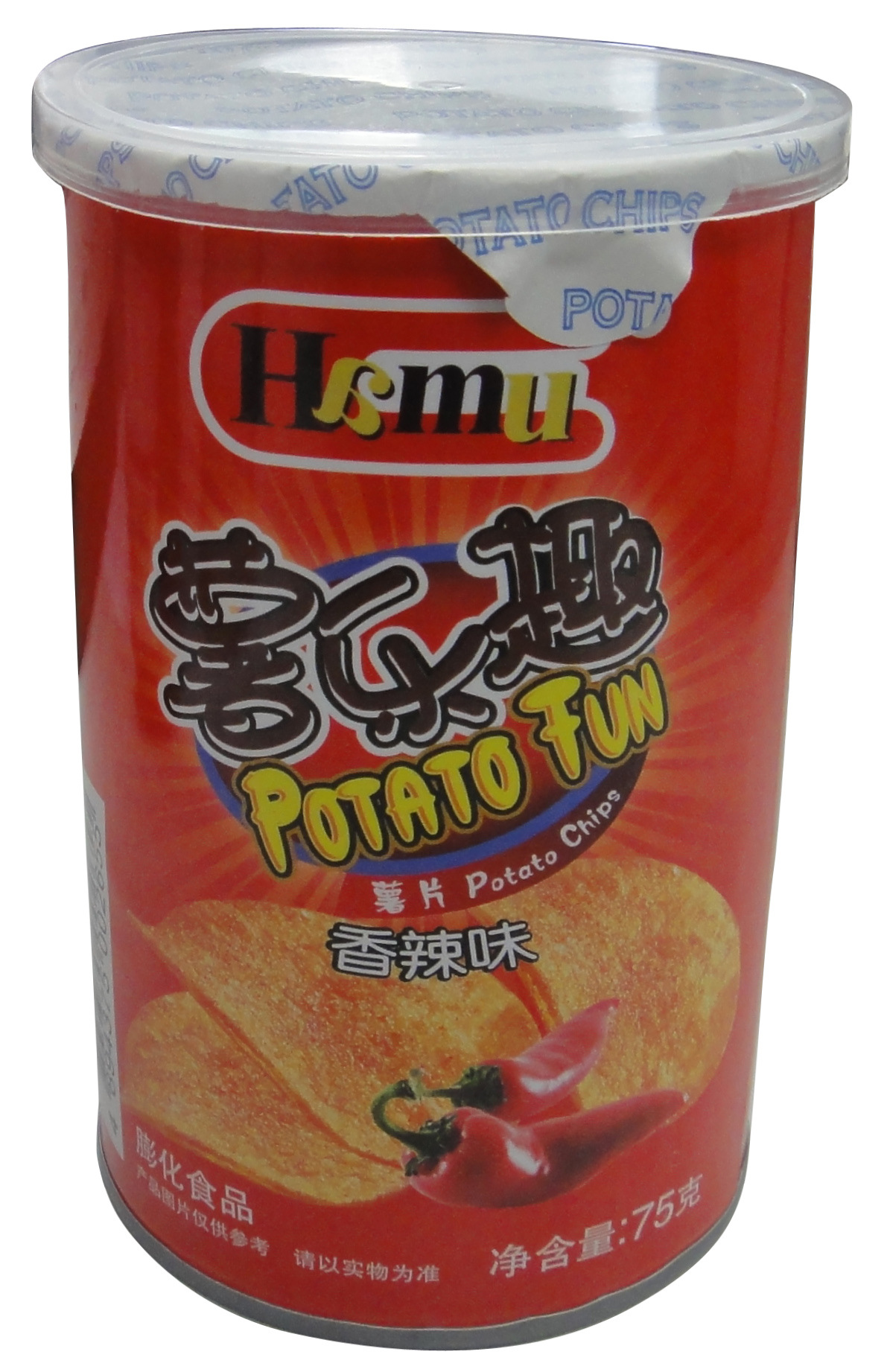 hamu薯乐趣薯片香辣味