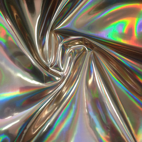 工厂直销 2014年最新爆款 镭射幻彩耐折镜面pu皮革 手袋料