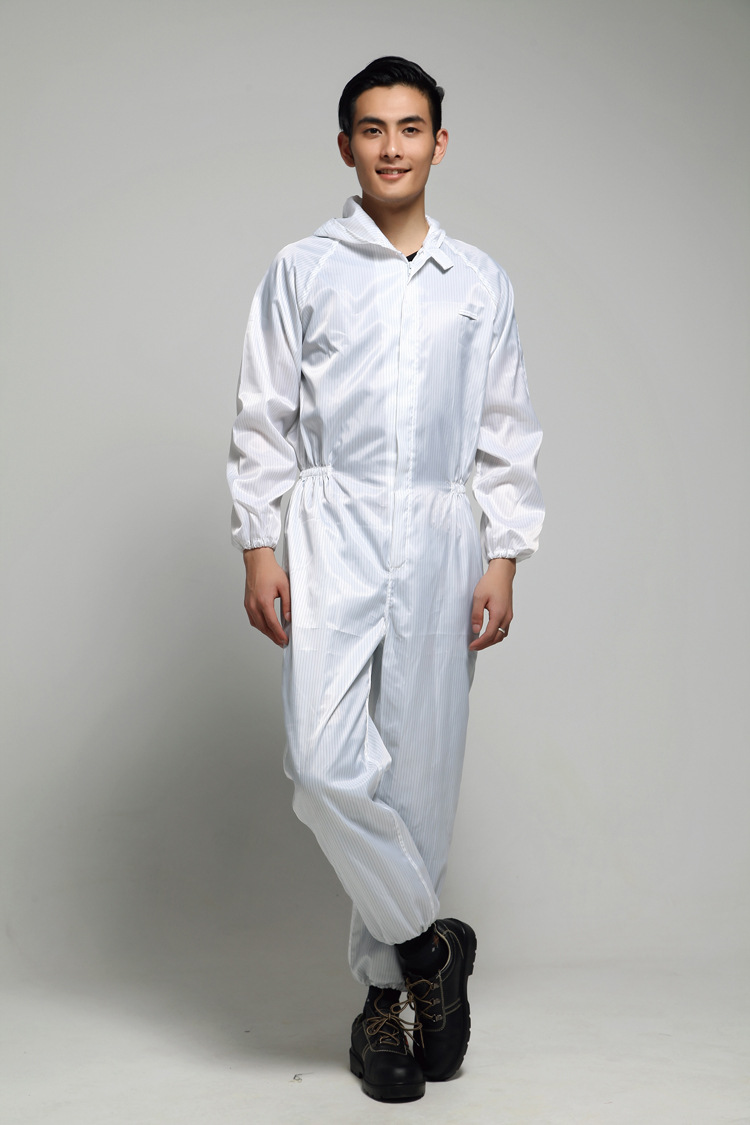 厂家定做无尘防静电服连体服品质保证防静电l劳保工作服批发定做
