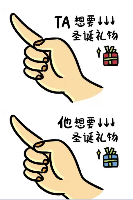 网络最火"想要圣诞礼物"系列图