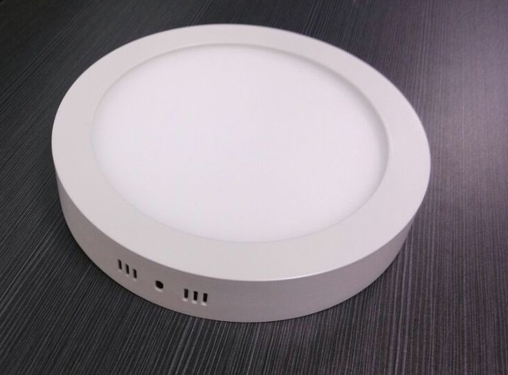 led明装面板灯外壳明装面板灯套件24w圆形300明装筒灯吸顶圆形灯